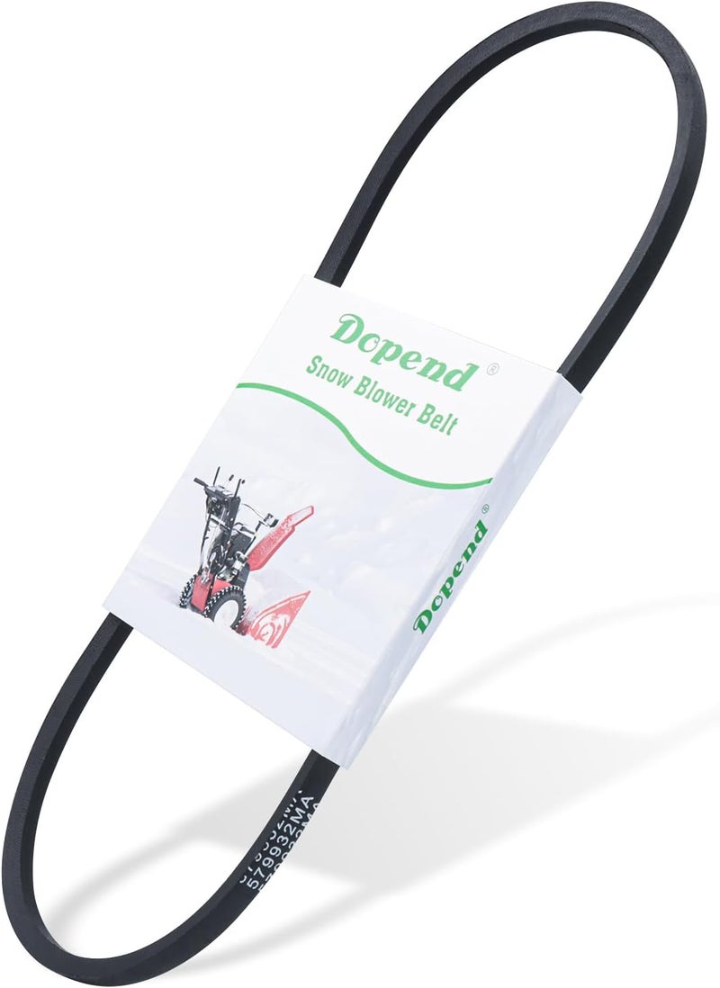 Dopend 579932MA Drive Belt 3/8’’ x 33’’ for Craftsman, Murray Snowblower Parts, Replaces 1733324SM, 579932 Auger Belt - Image 1